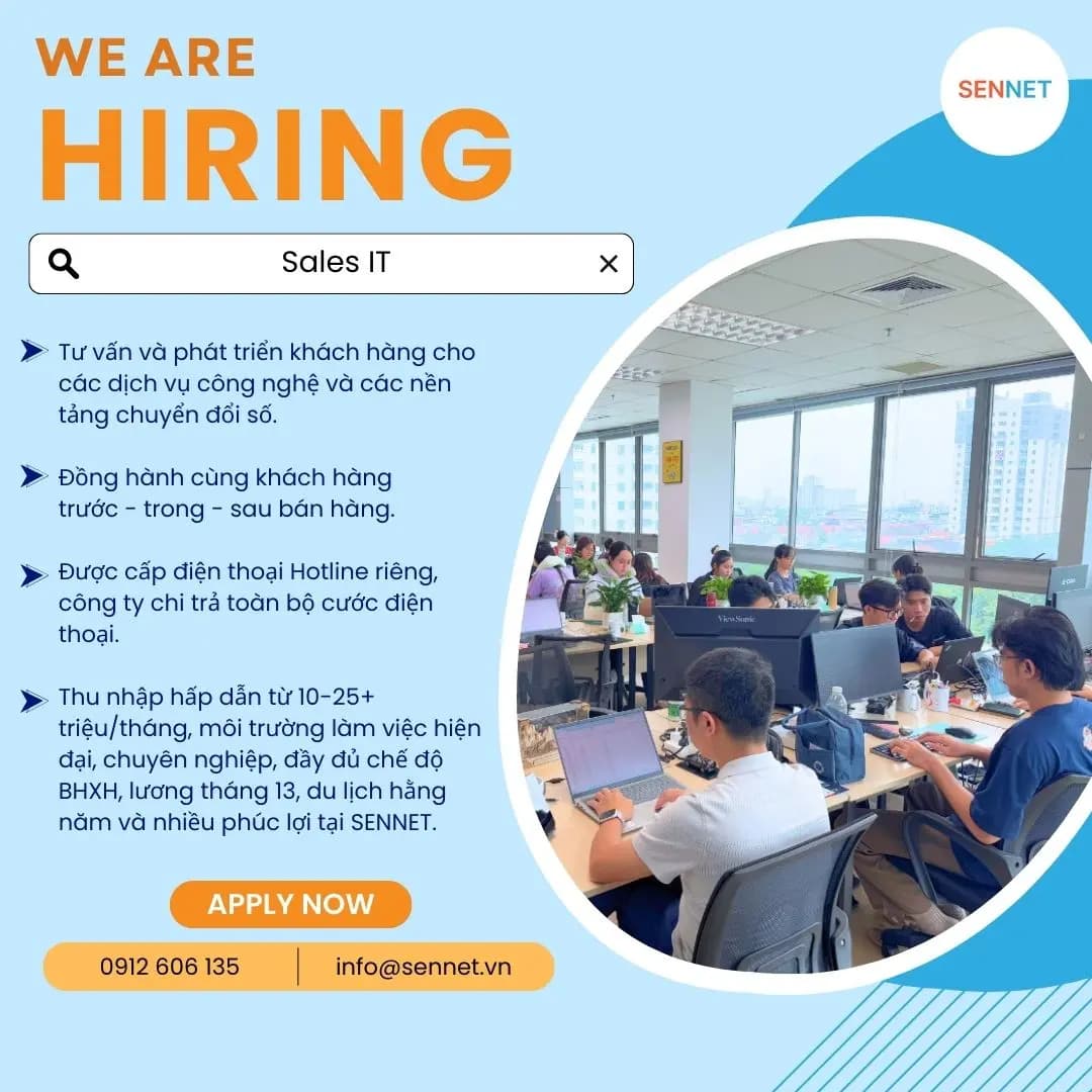 Tuyển dụng Sales IT