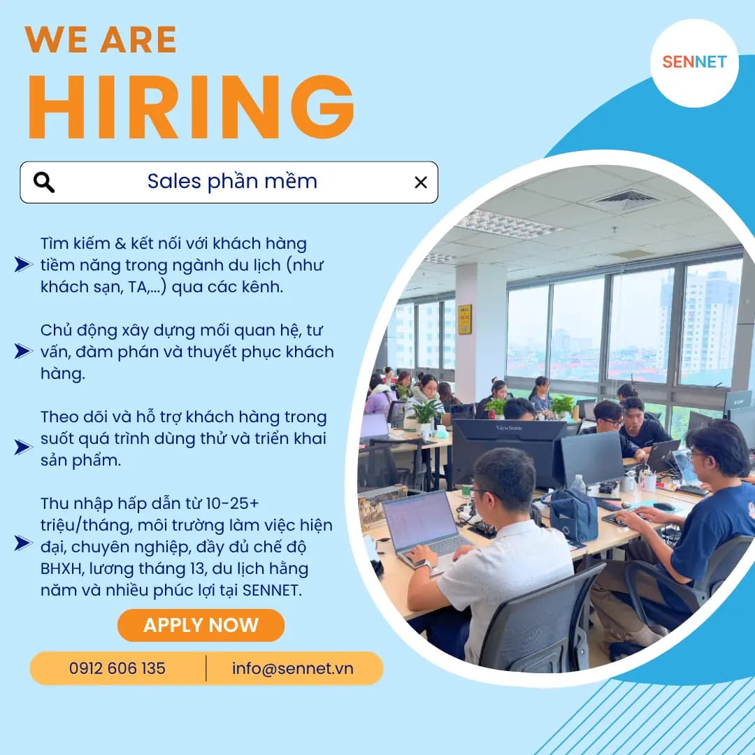 Tuyển dụng Sales IT